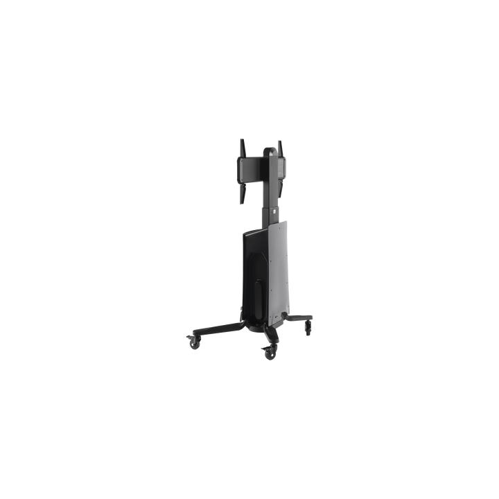MONTAJE  DE PISO MOVIL PARA PANTALLAS 55-80IN  AJUSTABLE MOTORIZADO