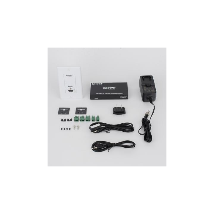 Kit Extensor HDBaseT | 4K2K@60Hz 40m | 1080p 70m | Función PoC | IR Bidireccional | RS-232 |