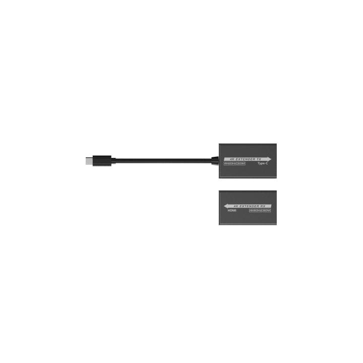 Extensor Mini 4K120Hz USB-C a HDMI | Transmisión 18 Gbps | Distancia 60m 4K@60Hz | HDR10 / HDCP 2.2 | Protección ESD