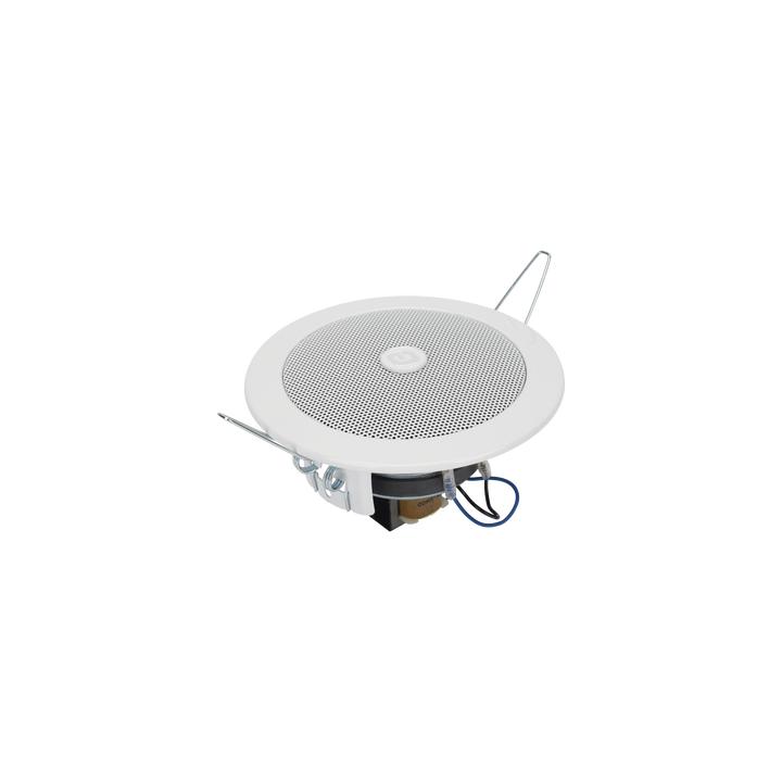 Altavoz  4" | Montaje en Techo | 3 - 6W | 70/100V | Frente Metálico | Resistente a Humedad