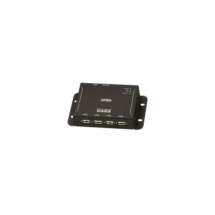 Extensor USB 2.0 |Cat 5| Hub de 4 puertos | hasta 50 metros