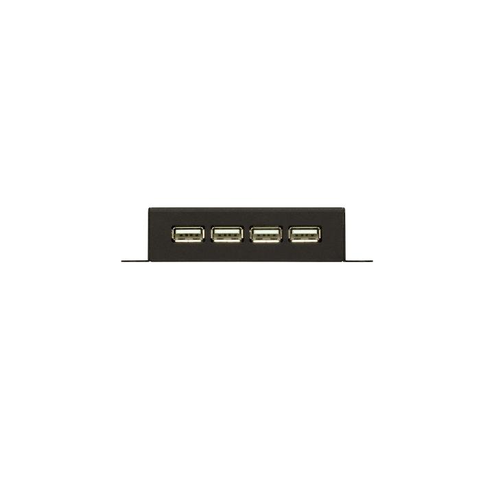 Extensor USB 2.0 |Cat 5| Hub de 4 puertos | hasta 50 metros