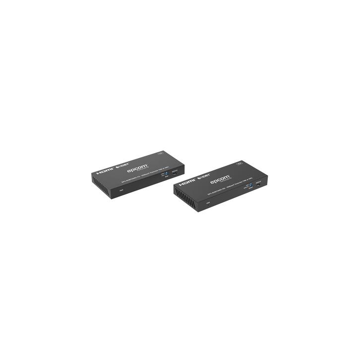 Kit Extensor HDMI | HDBaseT | 70m en 4K@60Hz | Cat5e/6 | Gestión Avanzada EDID | Soporta ARC | Control IR