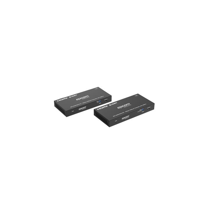 Kit Extensor HDMI con KVM |  4K@60Hz 4:4:4 | 150m en 1080 | 120m en 4K | HDBaseT | USB 2.0 | IR Bidireccional | POC |