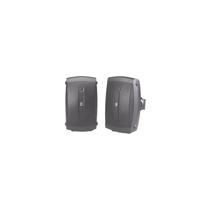 Altavoces de Montaje en Superficie de 2 vias | Woofer 5 in, Tweeter 0.5 in | Semi-Exterior, 6 ohms | Par Color Negro
