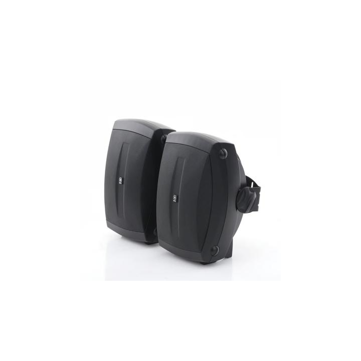 Altavoces de Montaje en Superficie de 2 vias | Woofer 5 in, Tweeter 0.5 in | Semi-Exterior, 6 ohms | Par Color Negro