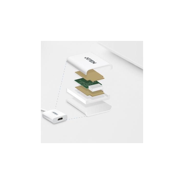 Adaptador de Entrada DisplayPort- Salida HDMI | 1080p | Compatible con audio |
