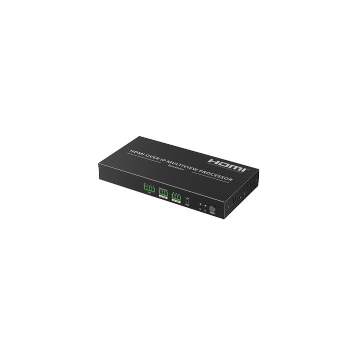Receptor 4K60Hz sobre IP con multivisor