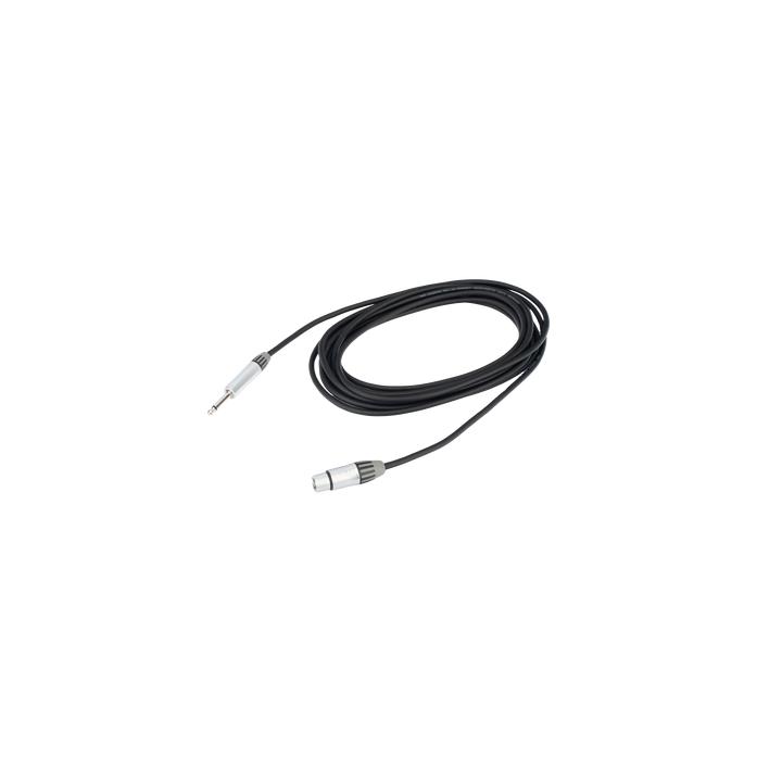 Cable de Audio | XLR 3 Polos Hembra a Plug 1/4 in mono | Conector Seetronic Serie M SCMF3 - MP2X | Longitud 3m