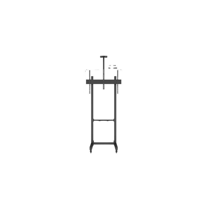 Montaje de Piso Móvil para Pantallas de  65 in a 100 in | vesa 100 x 100 hasta 1000 x 600 | carga maxima soportada