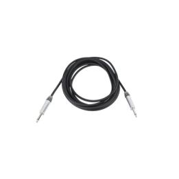 Cable de Audio | Plug 1/4 in a Plug 1/4 in Stereo | Carcasa Cromada | Conectores Seetronic | Longitud 5m