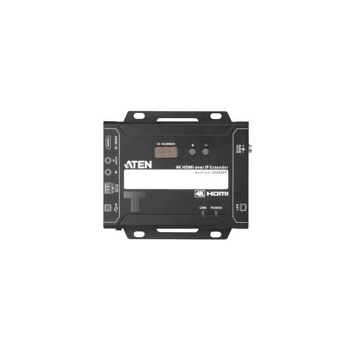 Transmisor Video sobre IP HDMI | 4K Ultra HD 4096x2160 @ 30Hz | Compresión Lossless con Latencia Ultra Baja | PoE