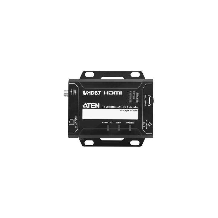 Receptor HDMI HDBaseT-Lite | Hasta 4K a 40 m (Cat 5e/6) / 40 m (Cat 6a/ATEN 2L-2910 Cat6); 1080 p a 60 m (Cat 5e/6) /