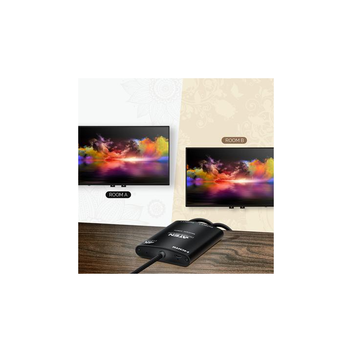Distribuidor HDMI True 4K de 2 puertos