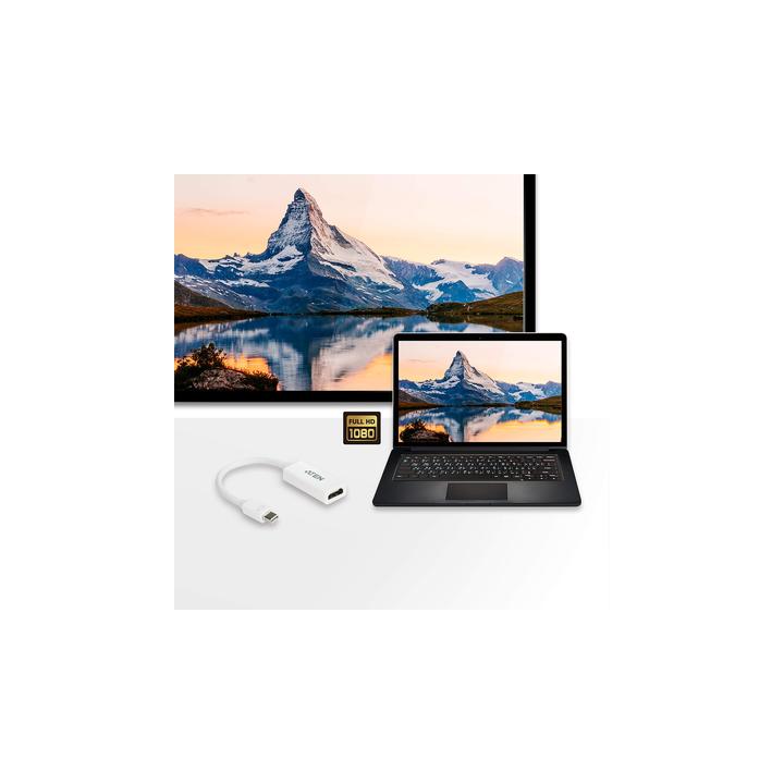 Adaptador de Mini DisplayPort a HDMI | Compatible con productos Macintosh | Admite sonido Dolby True HD y DTS HD Master