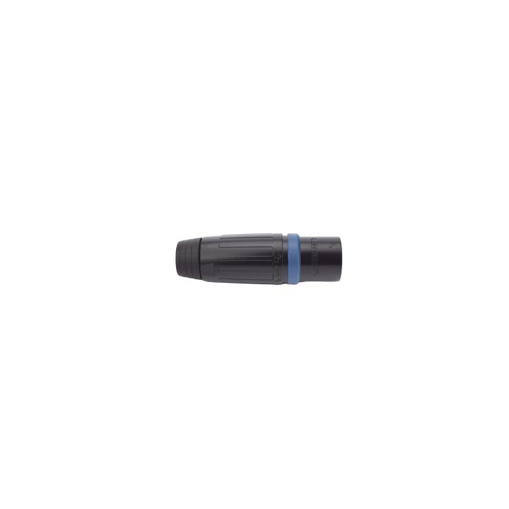 Speakon Conector de cable macho de 4 polos, carcasa negra, cable AWG10,  30A