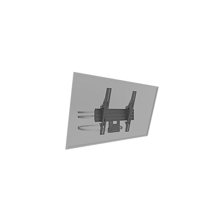 MONTAJE PARA PANTALLAS DE 32 A 65 PULGADAS EN COLUMNA| VESA 100 X 100 HASTA 400 X 400 | COLOR NEGRO| CAP. MAX 35KG