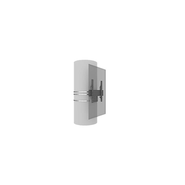 MONTAJE PARA PANTALLAS DE 32 A 65 PULGADAS EN COLUMNA| VESA 100 X 100 HASTA 400 X 400 | COLOR NEGRO| CAP. MAX 35KG