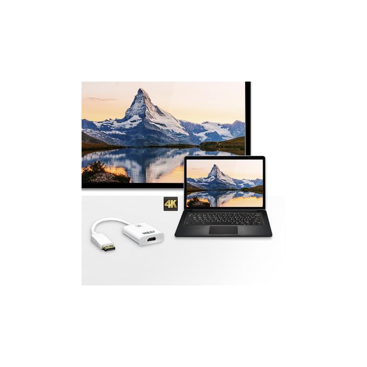 Adaptador activo de DisplayPort a HDMI | 4K | Compatible con audio |