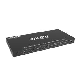 Matriz de Video HDMI 4x4 | Ancho de Banda 10.2 Gbps | Resolución 4K@30Hz | Escalado a 1080P, 720P, 1920x1200, 4K30 |