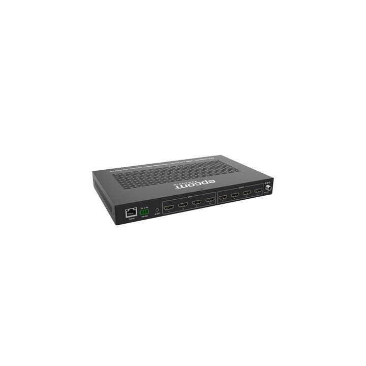 Matriz HDMI 4×4 | Video Wall | Seamless Switch | 10 Modos de Visualización |  4K@60Hz 4:4:4 | HDMI 2.0b y HDCP 2.2 |