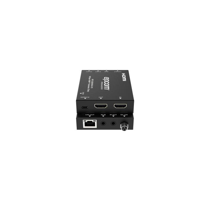 Extensor HDMI 4K@60Hz | PoC Bidireccional | HDR y Dolby Vision | Audio ARC y Óptico | Transmisión hasta 70m por CAT6