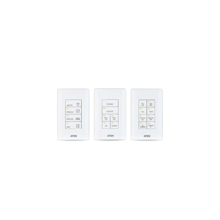 Sistema de control ATEN | Teclado de 8 botones (EE. UU., 1GANG) | BLANCO |