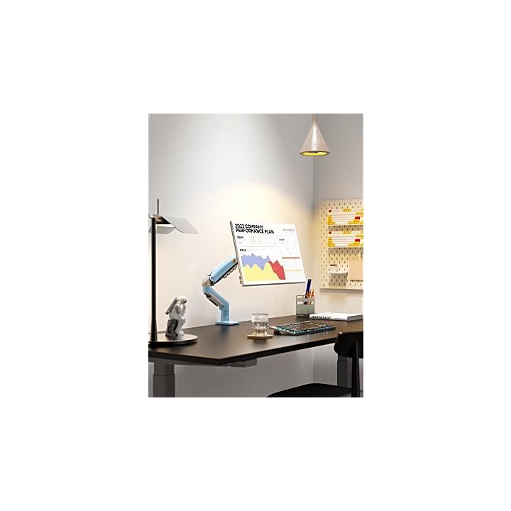 Brazo Ajustable para Monitor Ergonómico / Compatible con Monitores de 17" - 30" / Capacidad de Peso hasta 9 kg /