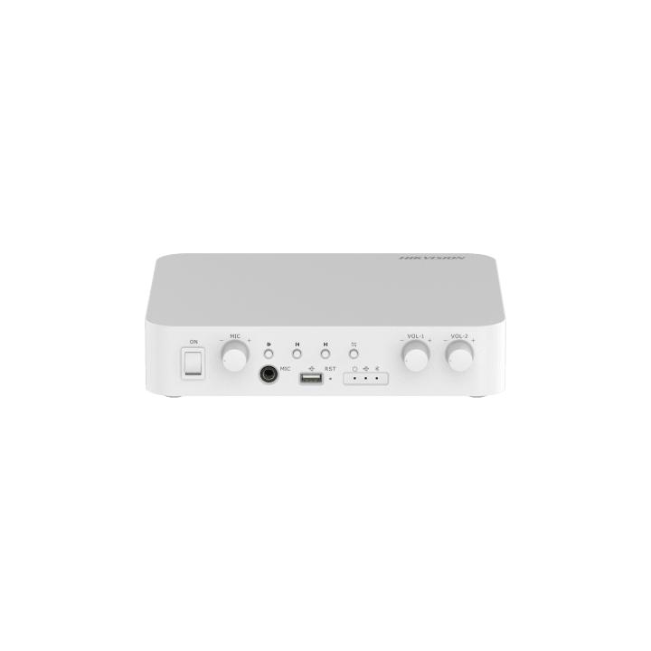 Amplificador | Bluetooth | 2 Canales | 40 W por Canal | 100V | Hik-Connect | Una Zona | Musica Ambiental