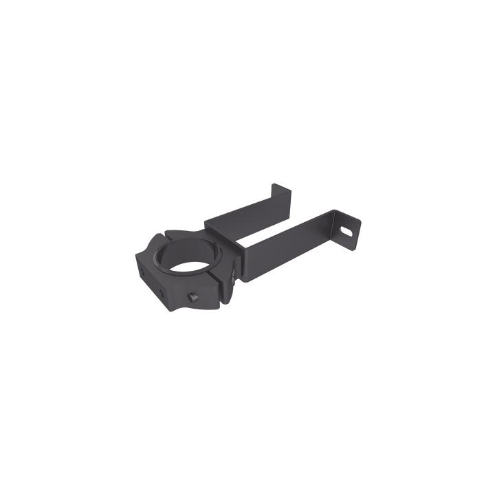 Soporte de pared con abrazadera para poste