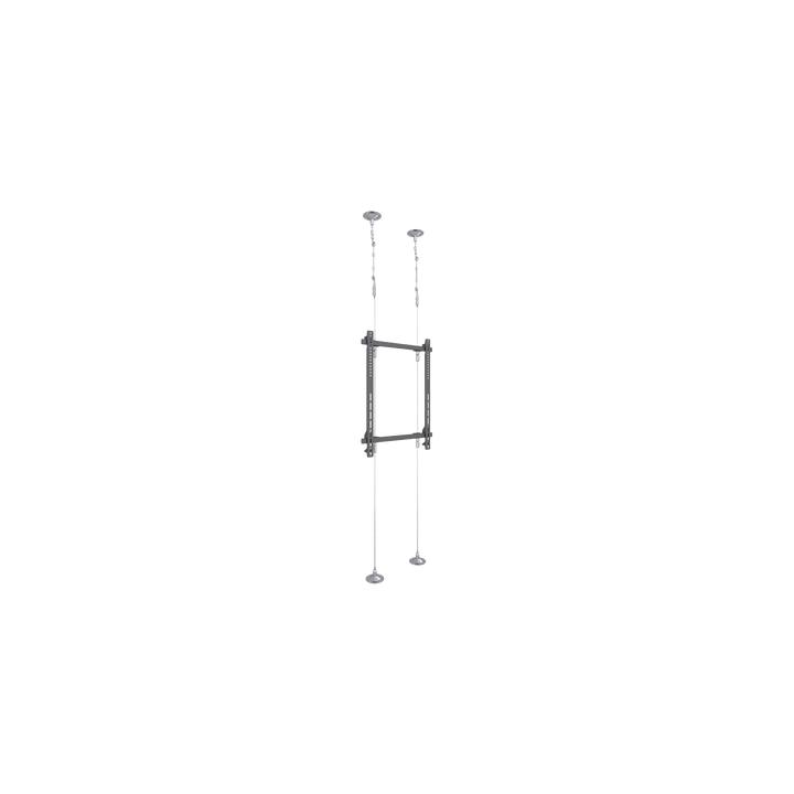 Montaje Cableado de Acero| Suelo a Techo| Capacidad Máx. de Carga 30kg| Para Pantallas de 32" ~ 75"| VESA 400 x 600