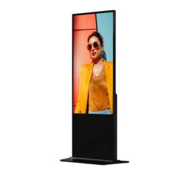 Pantalla de 55" 4K para Publicidad Digital / Base para Piso (Totem) / Gestión de Contenido y Control Centralizado