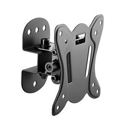 Montaje  Compacto de Pared para Monitores de 13 a 27" | Soporta hasta 25 Kg| Compatible con  Vesa 75 x 75 / 100 x 100 |