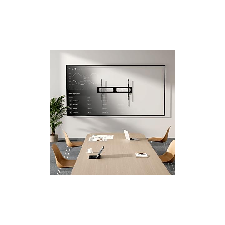 Soporte de Pared para Pantallas Super Heavy-Duty | Inclinación Ajustable| Compatible con Pantallas hasta 140" |