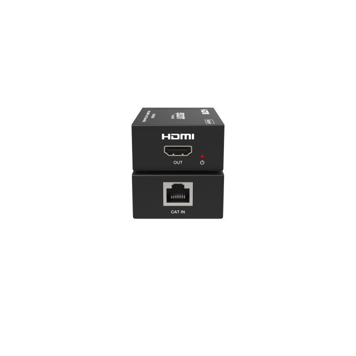 Splitter HDMI 1x2 | 4K@60Hz a 60m | 4K@30Hz a 70m | Cable Cat6 | EDID | HDCP 2.2 | Salida Loop