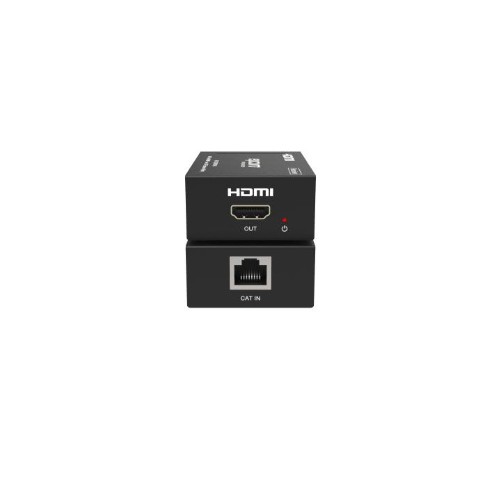 Splitter HDMI 1x4 | 4K@60Hz a 60m | 4K@30Hz a 70m | Cable Cat6 | EDID | HDCP 2.2 | Salida Loop
