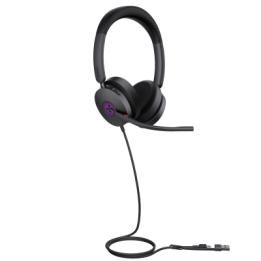 Diadema Yealink UH48 Dual Teams USB-C/A Certificada para Teams y Soporte Multiplataforma UC