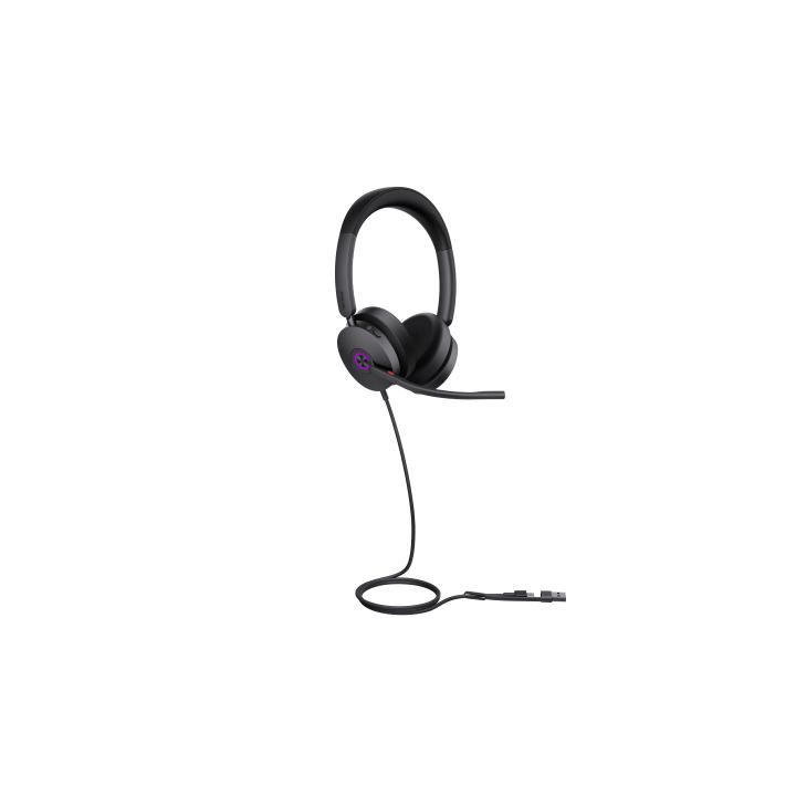 Diadema Yealink UH48 Dual Teams USB-C/A Certificada para Teams y Soporte Multiplataforma UC
