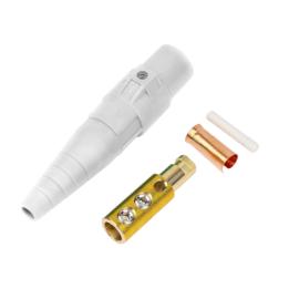 Conector Macho Camlock / 400 Amperes / 600V AC / Sección Cable 50-95 mm² / Abrazadera Compresión / Plástico