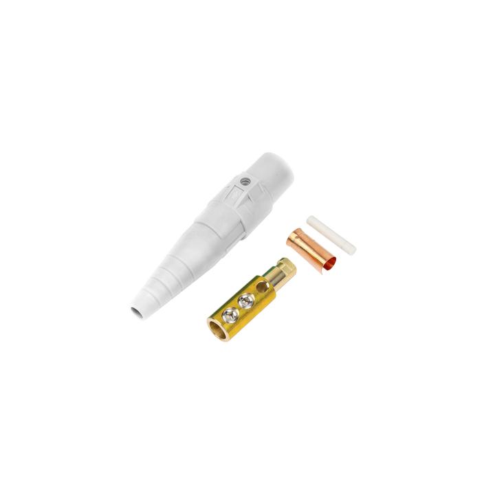 Conector Macho Camlock / 400 Amperes / 600V AC / Sección Cable 50-95 mm² / Abrazadera Compresión / Plástico