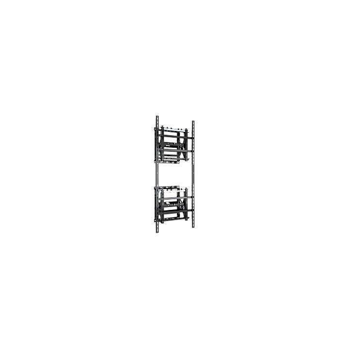 Soporte Estructural Modular para Pantallas | Altura Ajustable de 200 mm a 1600 mm | Ancho 600 mm | Profundidad 134 mm a