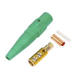 Conector Camlock Macho / 400 Amperes / AC 600V / Sección Cable 50-95 mm² / Abrazadera Compresión / Plástico