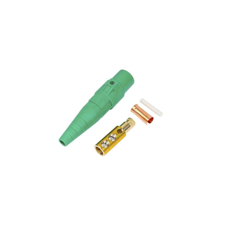 Conector Camlock Macho / 400 Amperes / AC 600V / Sección Cable 50-95 mm² / Abrazadera Compresión / Plástico
