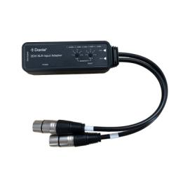 Extensor de Audio Dante® | 2CH XLR Input Adapter | Entrada XLR Balanceada/No Balanceada 2 Canales | Salida Digital