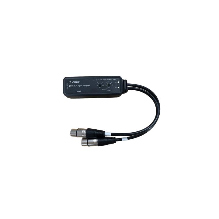 Extensor de Audio Dante® | 2CH XLR Input Adapter | Entrada XLR Balanceada/No Balanceada 2 Canales | Salida Digital