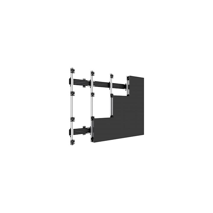 Accesorio_ Riel de Aluminio con longitud de  2380mm| Compatible con estructura para Videowall |  Diseño Modular |