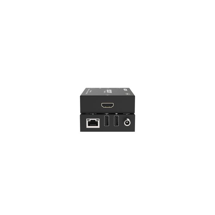 Extensor HDMI | Soporta KVM | Transmisión hasta 100 m | Cable CAT6 |  1080P@60Hz | Copia EDID automática | Sin