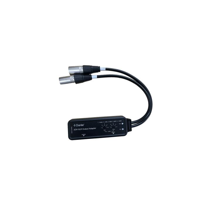 Extensor de Audio Dante® 2CH XLR Output Adapter | Entrada Digital Dante® | Salida XLR Balanceada/No Balanceada |