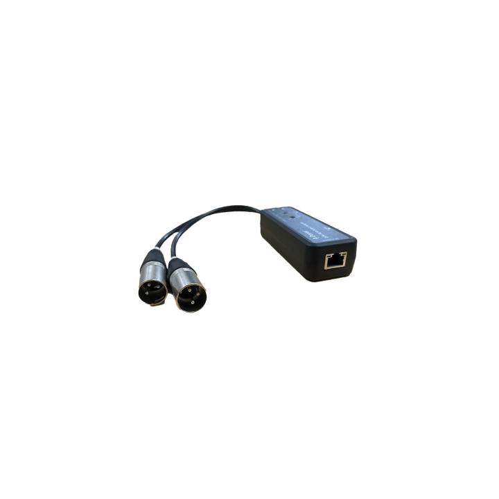 Extensor de Audio Dante® 2CH XLR Output Adapter | Entrada Digital Dante® | Salida XLR Balanceada/No Balanceada |