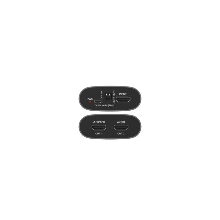 Extractor eARC HDMI | 18 Gbps | Audio Digital | Compatibilidad 4K HDR | Diseño Compacto